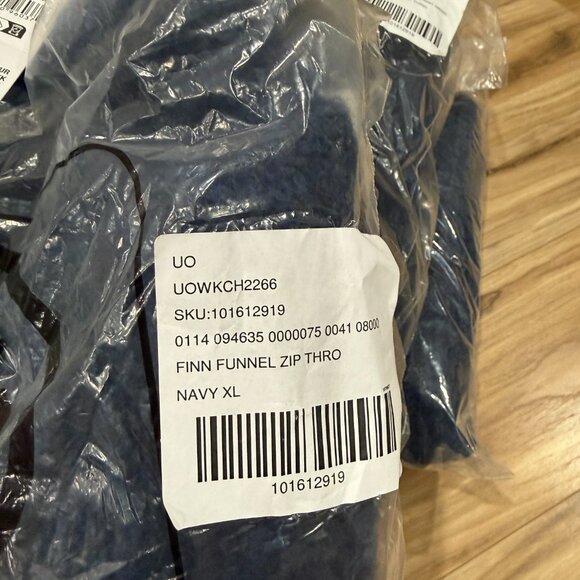 Urbanoutfitters | UO Finn Funnel Neck Zip-Through Cardigan | NWT | Navy - Picture 10 of 10